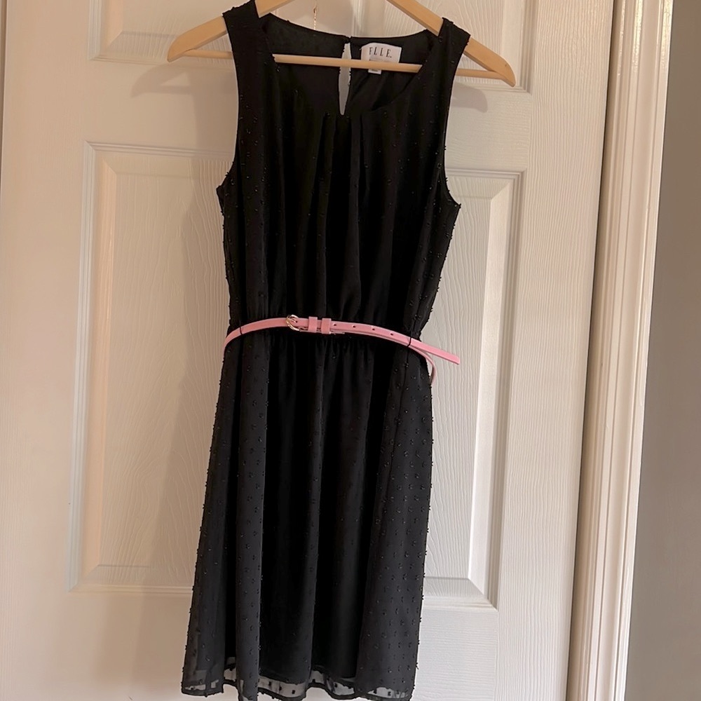 ELLE Black Dress with detail design